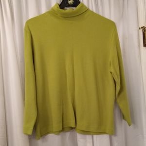 Pistachio Green Turtleneck XL